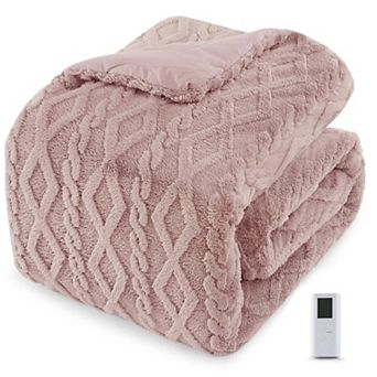 Heated Comforter Blanket with Wireless Controller, Tufted Fast Heating Electric Quilt