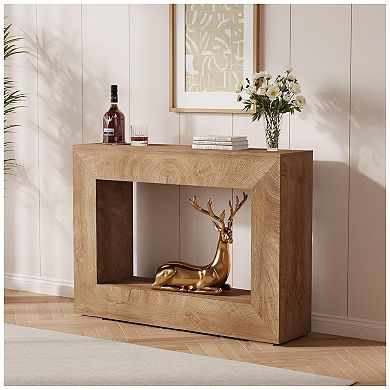 Farmhouse Entryway Table, Farmhouse Console Table, Storage Rustic Sofa Tables for Hallway