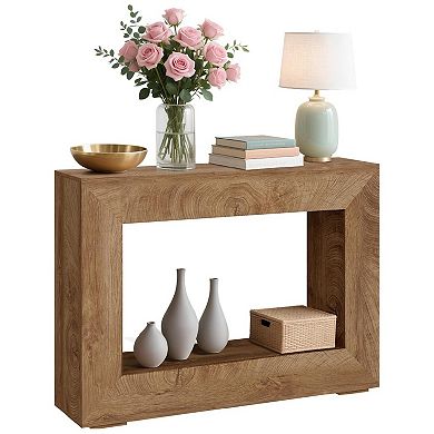 Farmhouse Entryway Table, Farmhouse Console Table, Storage Rustic Sofa Tables for Hallway