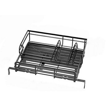 Carbon Steel Kitchen Dish Rack Set - Extendable Design, Durable Rustproof Material
