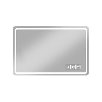 Whisen Anti-Fog Lighted Bathroom Mirror with Led Lights, 3 Colors and 5 level Dimmable