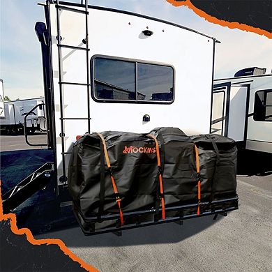 Mockins 40 Cu Ft. Black Waterproof Car Carrier Cargo Bag (84"x24"x34")