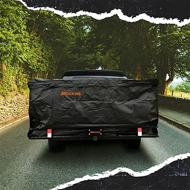 Mockins 40 Cu Ft. Black Waterproof Car Carrier Cargo Bag (70"x30"x33")