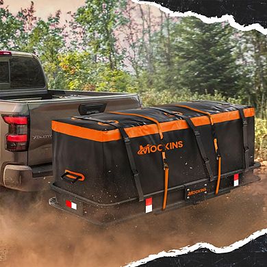 Mockins 16 Cu Ft. Orange Waterproof Car Carrier Cargo Bag (58"x20"x24")
