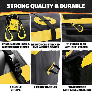 Mockins 20 Cu Ft. Yellow Weatherproof Car Carrier Cargo Bag (60"x20"x28.5")