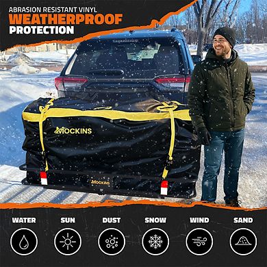 Mockins 20 Cu Ft. Yellow Weatherproof Car Carrier Cargo Bag (60"x20"x28.5")