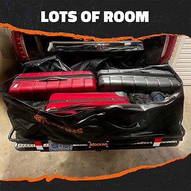 Mockins 16 Cu Ft. Black Waterproof Car Carrier Cargo Bag (58"x20"x24")
