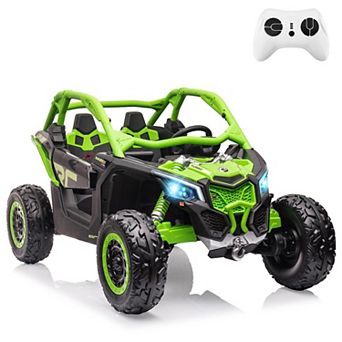 2 Seats Ride-on UTV with Remote Control for Kids, 2 * 24V Batteries 4 * 200W Motor, Electric Vehicle