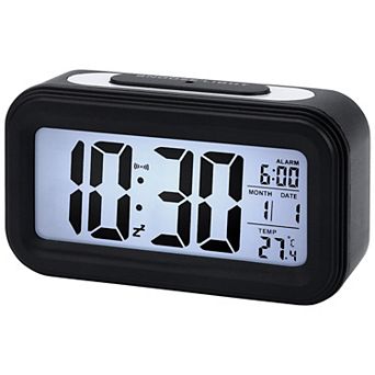 Electric Alarm Clock, Bright Colors, Backlight Gentle Wake-Up Sound for Bedroom/Dorm 5.3"x1.8"x 3.0"