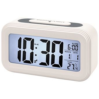 Electric Alarm Clock, Bright Colors, Backlight Gentle Wake-Up Sound for Bedroom/Dorm 5.3"x1.8"x 3.0"