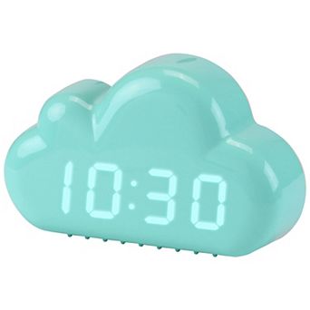 Cloud Design Alarm Clock, Three Alarms, Adjustable Brightness for Bedroom/Dorm 5.9"x1.6"x3.5"