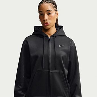 Women's Nike Studio Fleece Sport Therma-FIT Full-Zip Hoodie