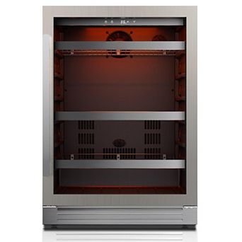 Ca'Lefort 24inch Beverage Refrigerator,180 Cans Beverage Cooler with Stainless Steel Glass Door for