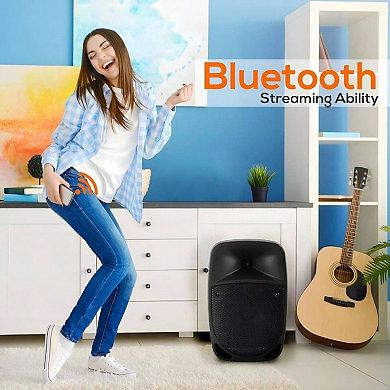 Bluetooth Wireless Speaker Microphone Karaoke Battery Portable Rechargeable Sound Audio Product