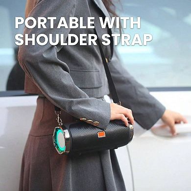 Karaoke Adult, Portable Speaker with 2 Wireless Microphones, Singing Karaoke Player Birthday Party F