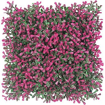 10x10Inch 12 pc Grass Wall Panels, UV-Anti Boxwood Greenery Hedge, Odorless Artificial Fake