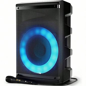 Bluetooth Speaker Microphone Karaoke Battery Portable PA System Sound Audio Professional Powerful