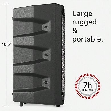 Bluetooth Speaker Microphone Karaoke Battery Portable PA System Sound Audio Professional Powerful