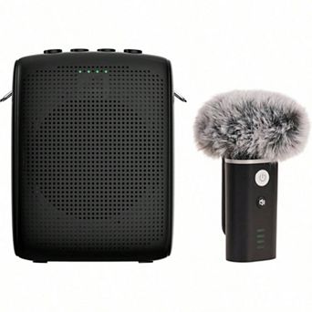 Bluetooth Wireless Speaker Microphone Battery Portable Voice Amplifier PA System Audio Product