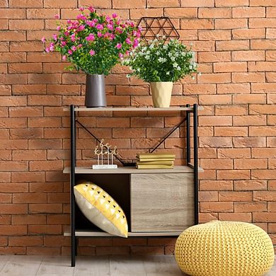 10PCS Artificial Eucalyptus Plants,Fake Boxwood Shrubs UV Resistant No Fade Faux Plastic