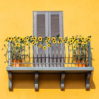 10 Pack Artificial Sunflower Garland, 8.2ft/Pcs Silk Sunflowers with Green Leaves, Flowers