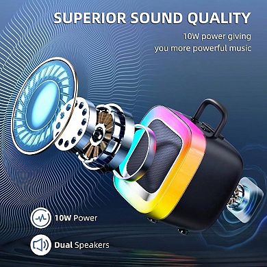 2025 Upgrade Karaoke, Portable Speaker with 2 Wireless Microphones Adults with Lights, Karaoke All S