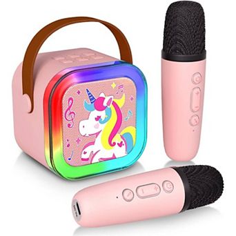 HIFI Audio Mini Karaoke with 6 Colorful Lights for Kids - 8 Hour Playback