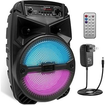 240W Rechargeable Outdoor Speaker Portable PA System/ 6.5u201D Subwoofer 1u201D Tweeter, Microphone