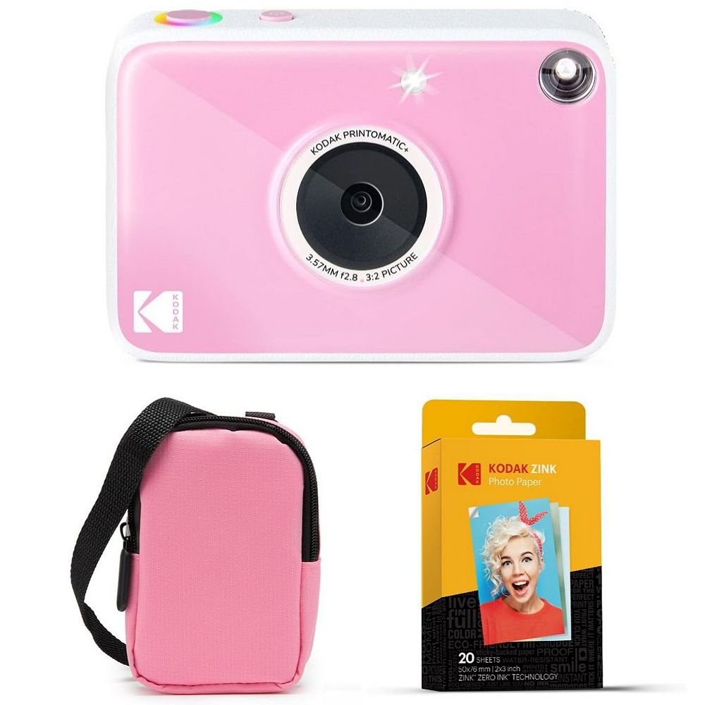 BULLET PINK タクコ 生写真セット コンプリート KODAK Printomatic+ Instant Camera Bundle with Pink Case & 20-Pack