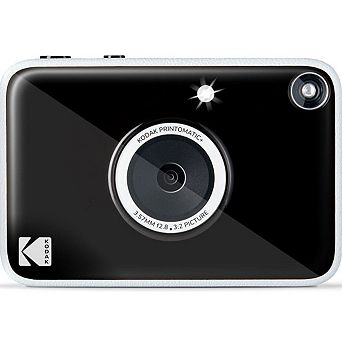 KODAK Printomatic+ Instant Print Camera 10MP, RGB LED Indicator, Full Color 2x3" Zink Photo Prints