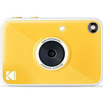 KODAK Printomatic+ Instant Print Camera 10MP, RGB LED Indicator, Full Color 2x3" Zink Photo Prints