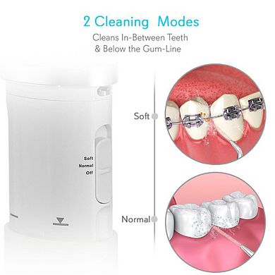 Pyle Electric Water Flosser Portable Cordless Dental Irrigator