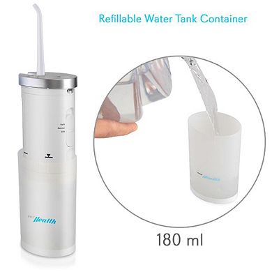 Pyle Electric Water Flosser Portable Cordless Dental Irrigator
