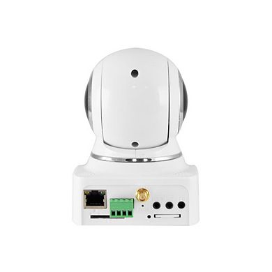 Pyle PIPCAMHD82 1080p WiFi Security Camera with Remote Monitoring & Pan/Tilt Control - White