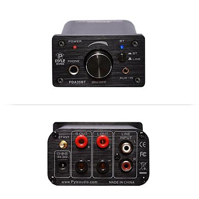 Pyle PDA35BT Compact Bluetooth Amplifier - 100 Watt Mini Headphone Amp