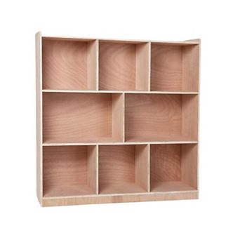 8-Compartment Storage Cubby, Mobile Cabinet for Classrooms