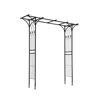 81 x 20 Inch Metal Garden Arch for Various Climbing Plant