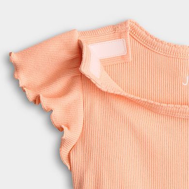 Toddler Jumping Beans® Flutter Sleeve Rib Tee