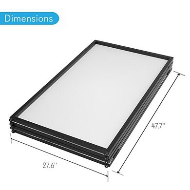 Pyle DJ Booth Façade Screen Cover Scrim Panel (PDJFAC10) - White Lycra Spandex