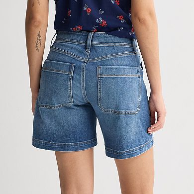 Women's Sonoma Goods For Life® Mid Rise Utility Midi Shorts