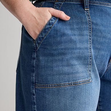 Plus Size Sonoma Goods For Life® Mid Rise Utility Shorts