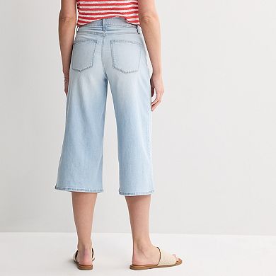 Women's Sonoma Goods For Life® High Rise Wide Leg Capri Pants