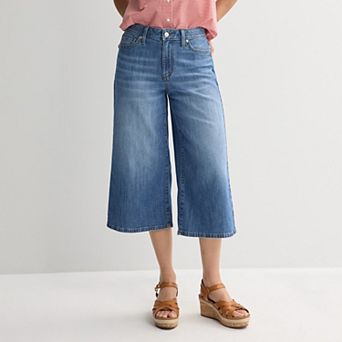 Women's Sonoma Goods For Life® High Rise Wide Leg Capri Pants
