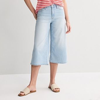 Women's Sonoma Goods For Life® High Rise Wide Leg Capri Pants