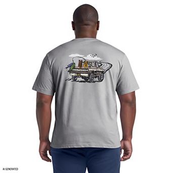Big & Tall IZOD Saltwater Short Sleeve Graphic Tee