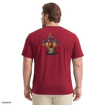 Big & Tall IZOD Saltwater Short Sleeve Graphic Tee