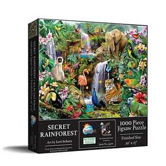 Secret Rainforest 1000 pc Jigsaw Puzzle