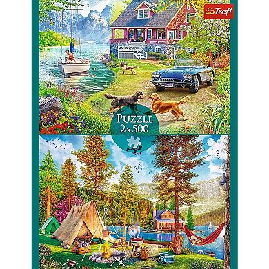 Trefl Red (2) 500 Piece Puzzles - Summertime Relax