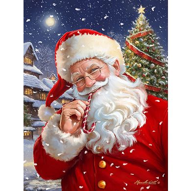 Candy Cane Santa Christmas 500 piece Jigsaw Puzzle
