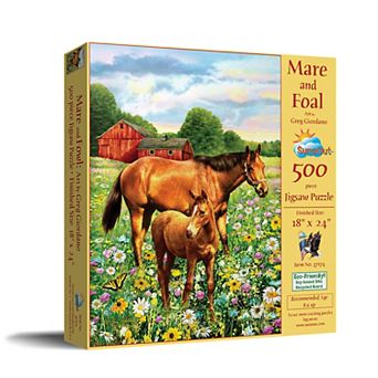 Mare and Foal 500 pc Jigsaw Puzzle